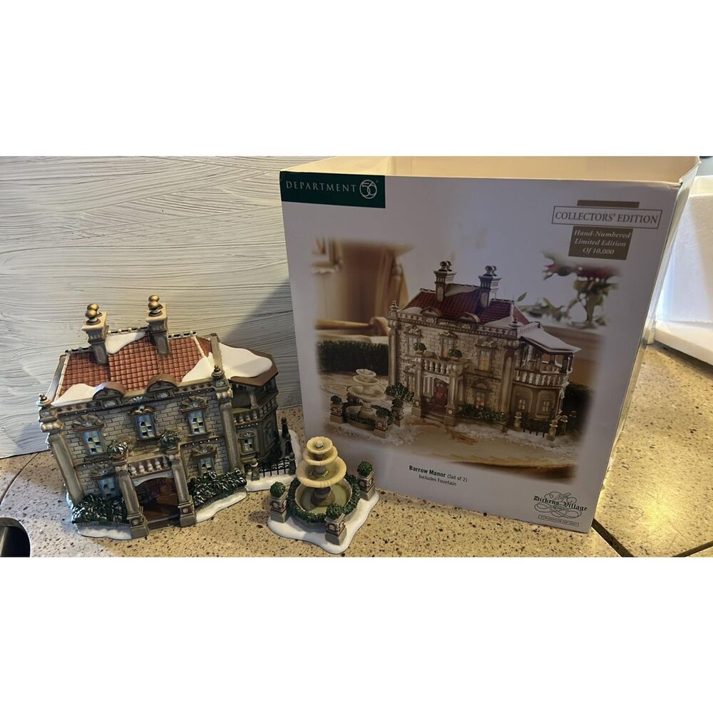 Department 56 Dickens Village Manor Limited Edition